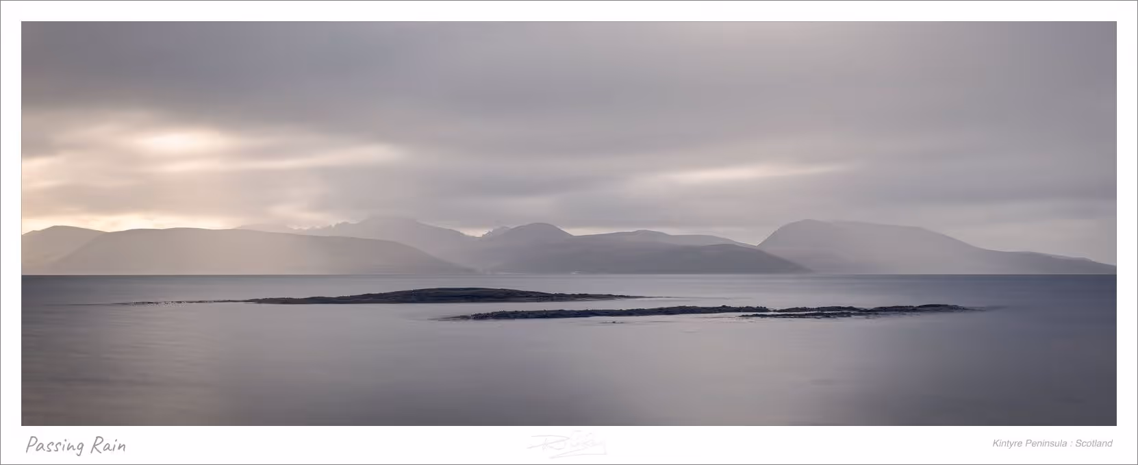 Passing Rain — Kintyre Peninsula : Scotland