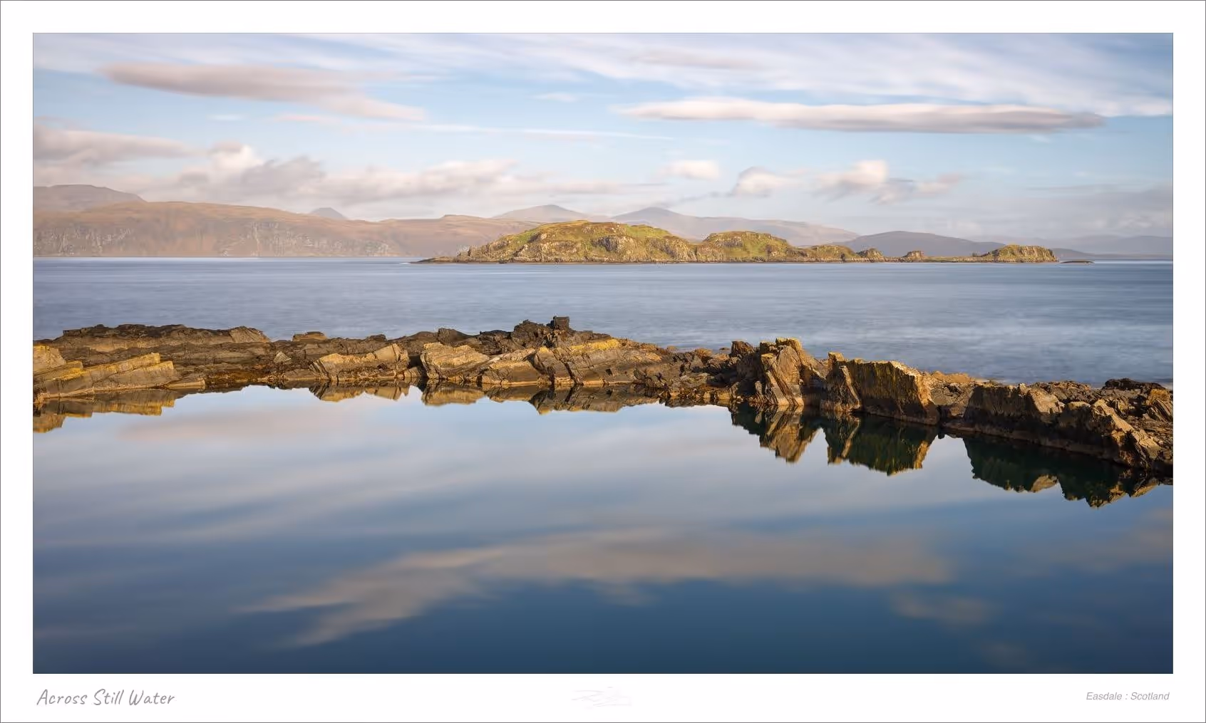 Across Still Water — Easdale : Scotland