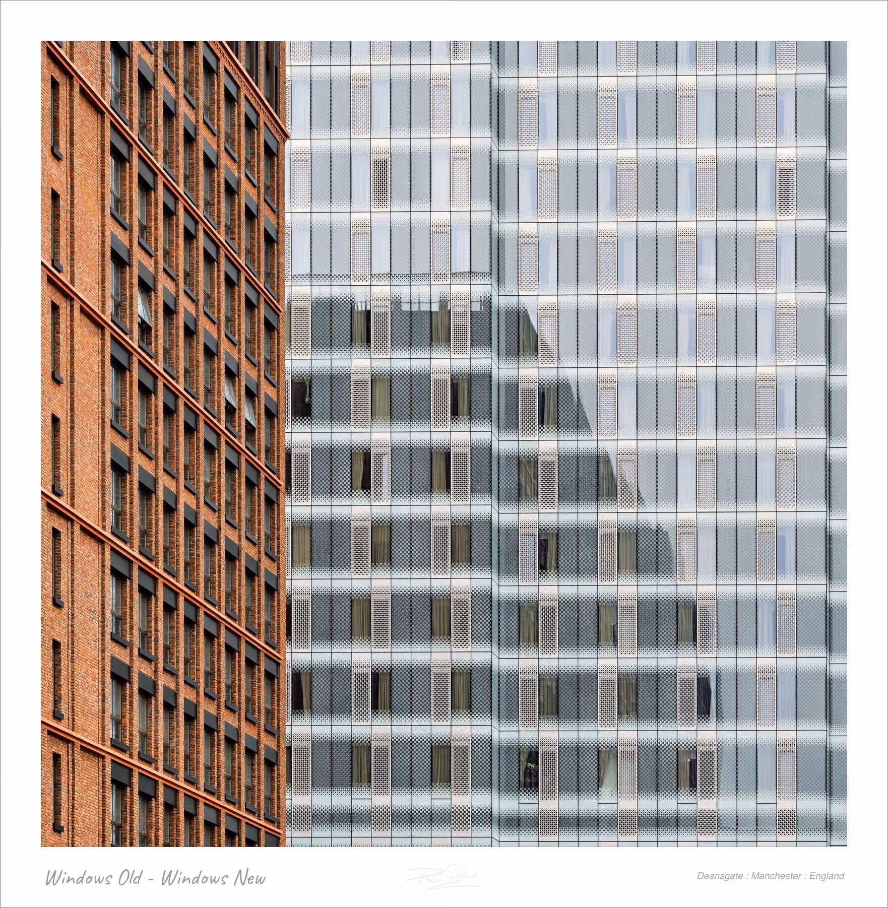 Windows Old - Windows New — Deansgate : Manchester : England