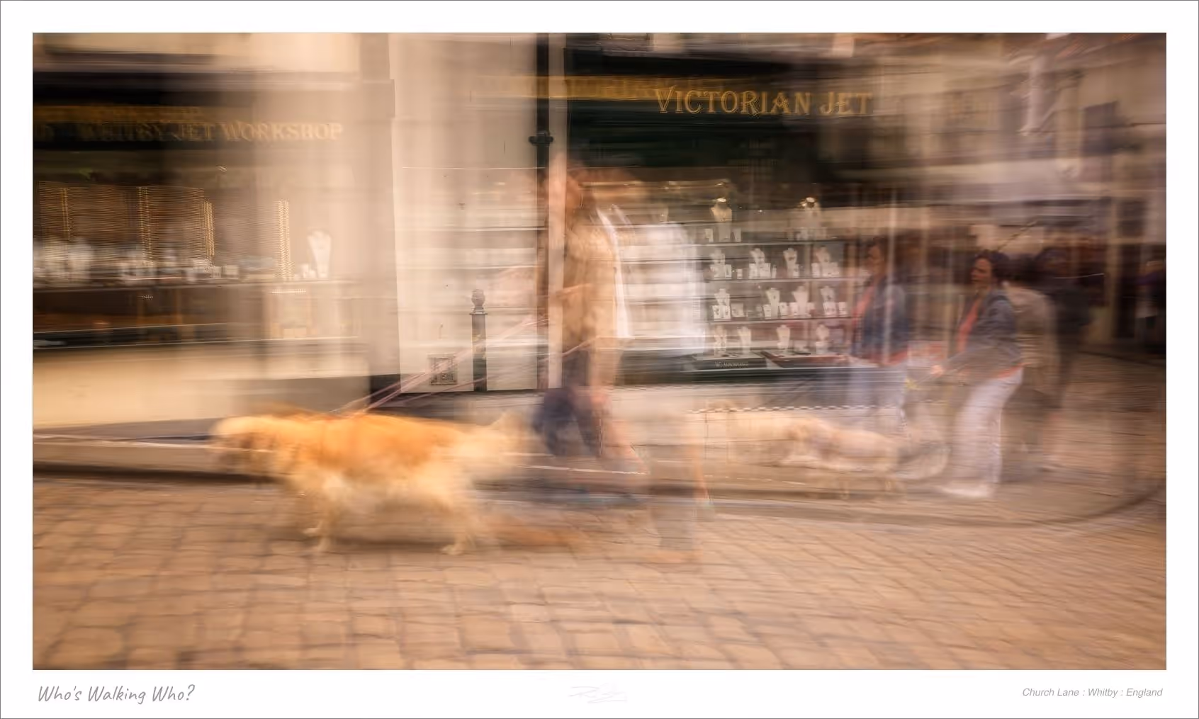 Who's Walking Who? — Church Lane : Whitby : England