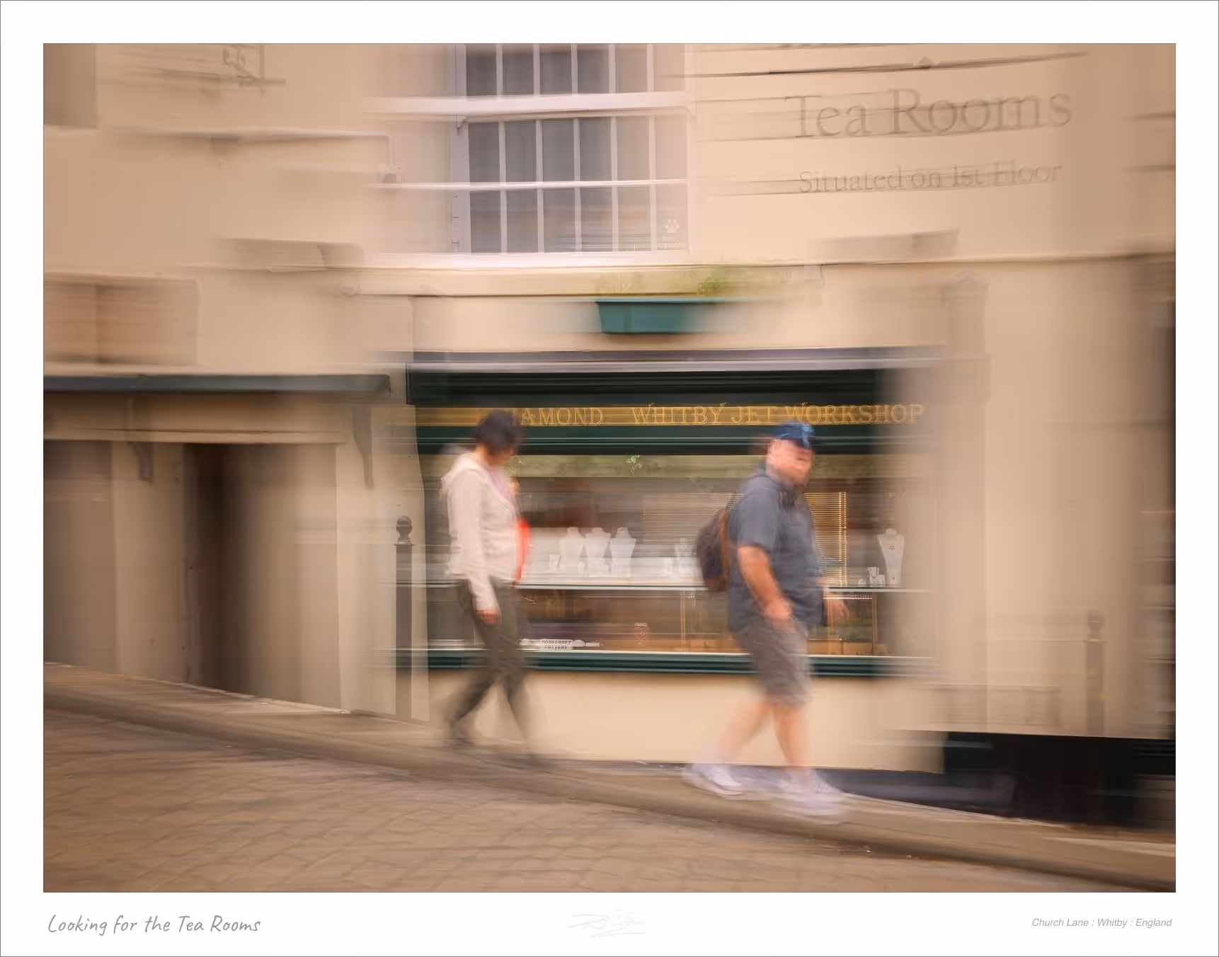 Looking for the Tea Rooms — Church Lane : Whitby : England