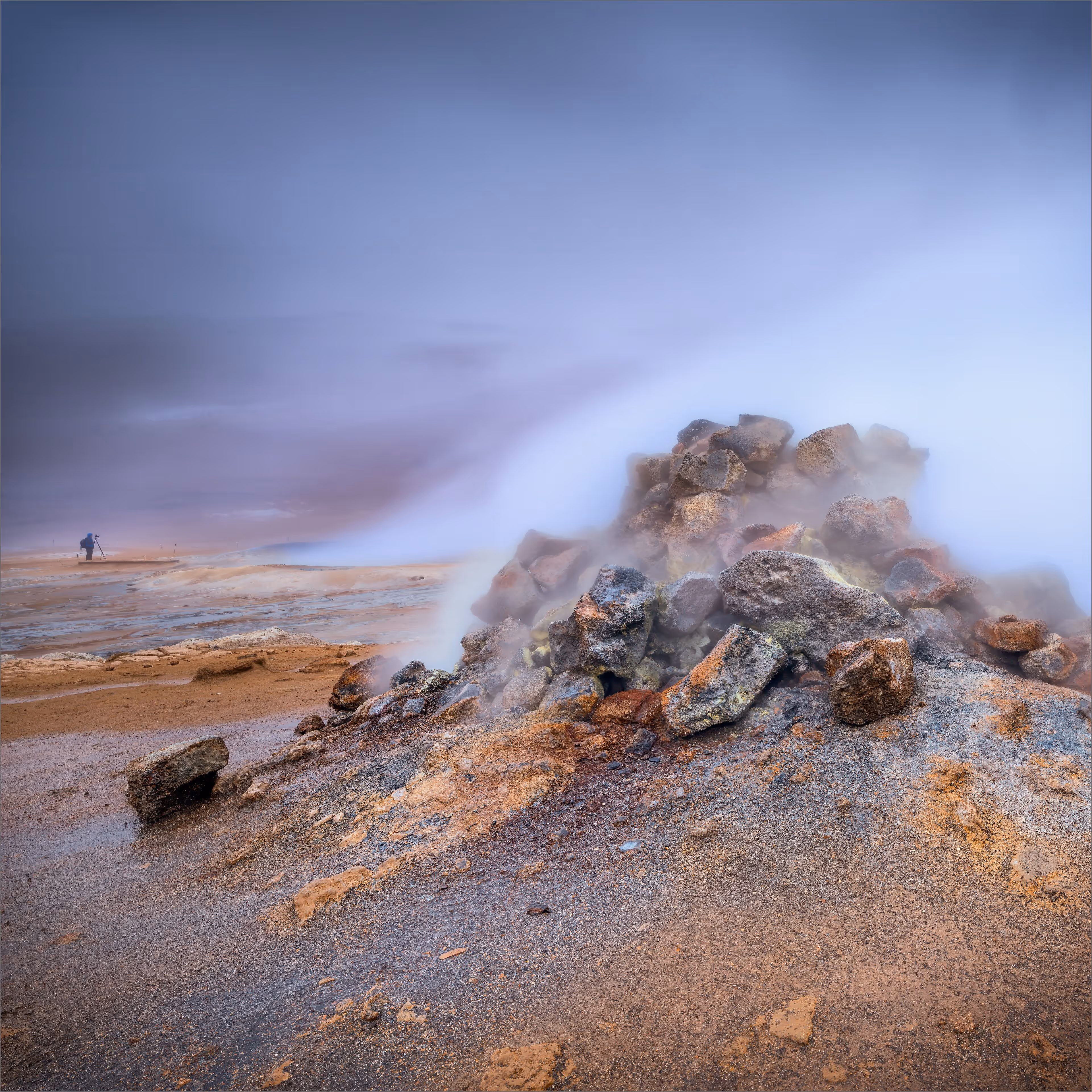 The Fumarole and the Photographer